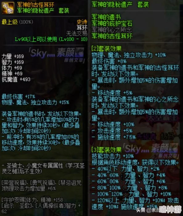 DNF军神套装选择指南:详细解析应优先选取哪个部位搭配 DNF军神套装选择指南:详细解析应优先选取哪个部位搭配