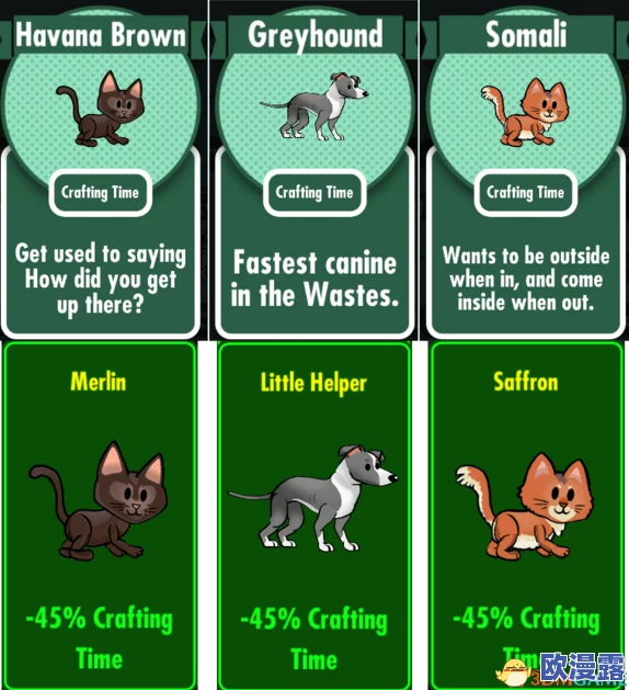 《辐射避难所》游戏内宠物强度排行榜及详细解析 《辐射避难所》游戏内宠物强度排行榜及详细解析