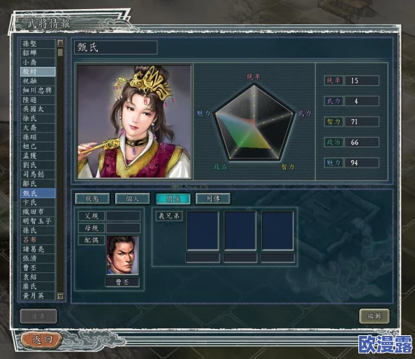 三国志8重制版：详细解析结为配偶的多样效果与优势