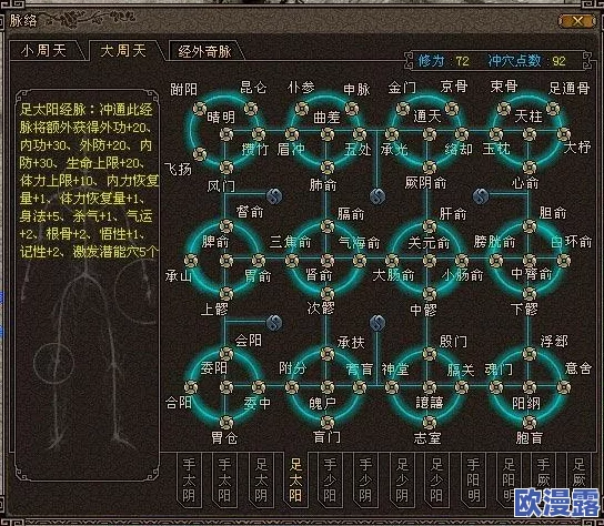 全面解析经脉108周天属性效果一览及提升攻略详解 全面解析经脉108周天属性效果一览及提升攻略详解
