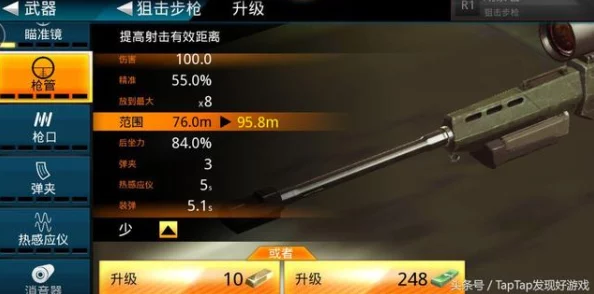 致命狙击手游深度解析：卡彻射手角色各项数值与性能一览表