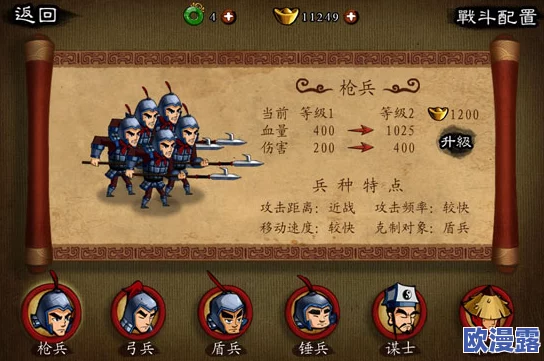 大闹三国枪兵性能与特点详解：全面介绍枪兵种类与能力评估