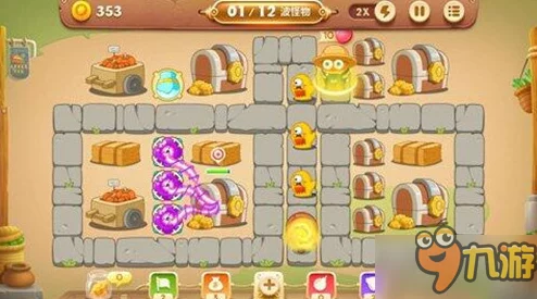 保卫萝卜3高效抢夺宝箱技巧：金币短缺？来学抢宝攻略！