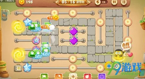 保卫萝卜3集市第6关完美通关攻略：魔法球全力出击策略详解